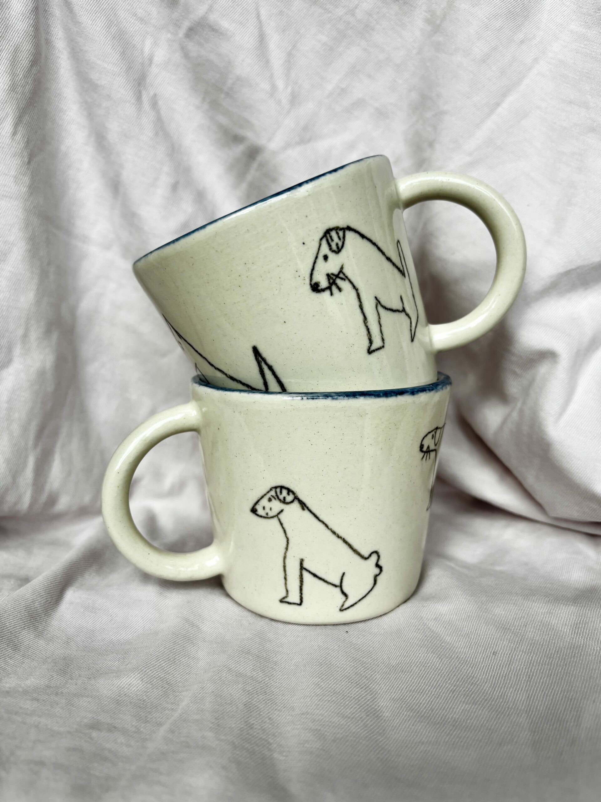 Kubek w pieski z uchem 200 ml